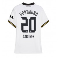 Camisa de Futebol Borussia Dortmund Marcel Sabitzer #20 Equipamento Alternativo Mulheres 2024-25 Manga Curta